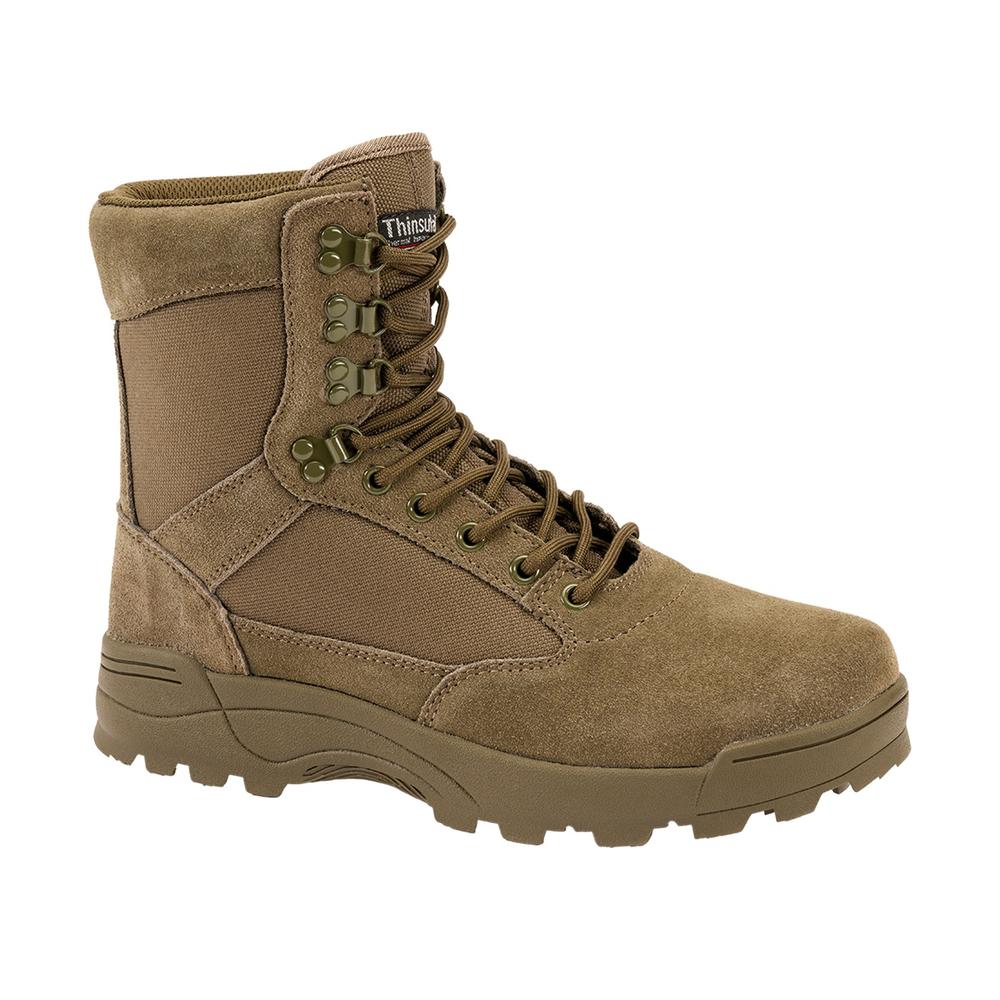 Brandit - 9 Eyelet Tactical Lace up boot - Olive green